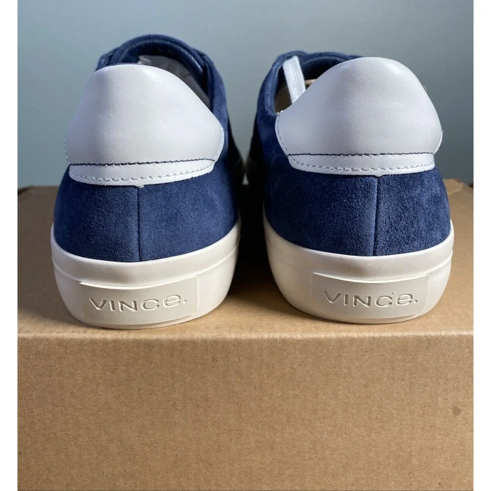 Vince Fulton Suede Sneaker Men's Spruce Blue US 9.5 EU 43 RT$225.00